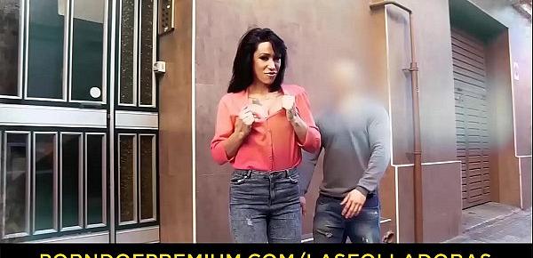  LAS FOLLADORAS - Spanish pornstar Alexa Nasha picks up and fucks amateur lesbian babe